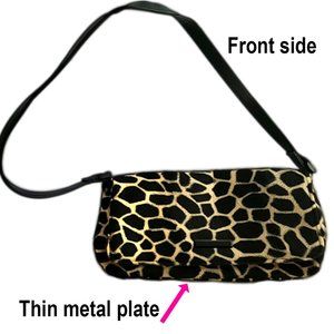 Vintage Faux Fur Giraffe Handbag